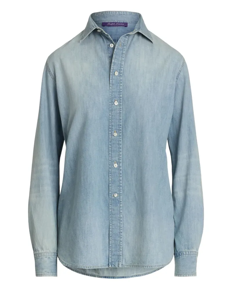 Ralph Lauren Klassisches Jeanshemd - Blau Blau