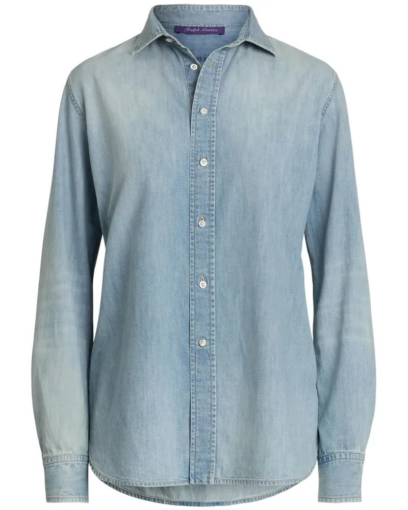 Ralph Lauren Klassisches Jeanshemd - Blau Blau