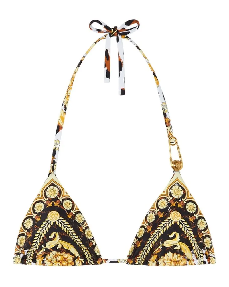 Versace Wild Barocco Bikinioberteil - Schwarz Schwarz