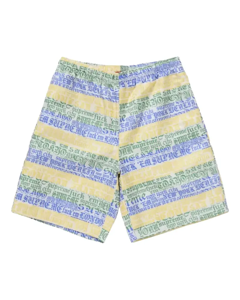 Supreme Being Cities Jacquard-Shorts - Weiß Weiß