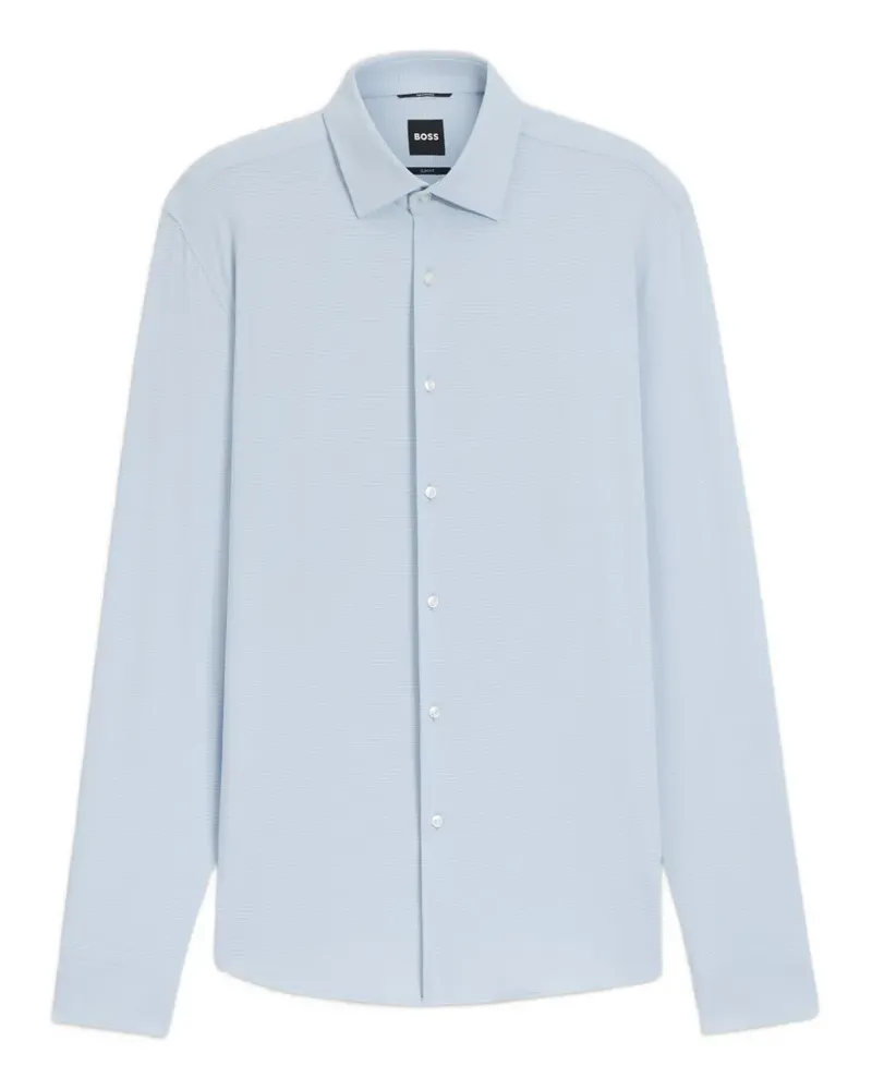 HUGO BOSS Schmales Hemd - Blau Blau