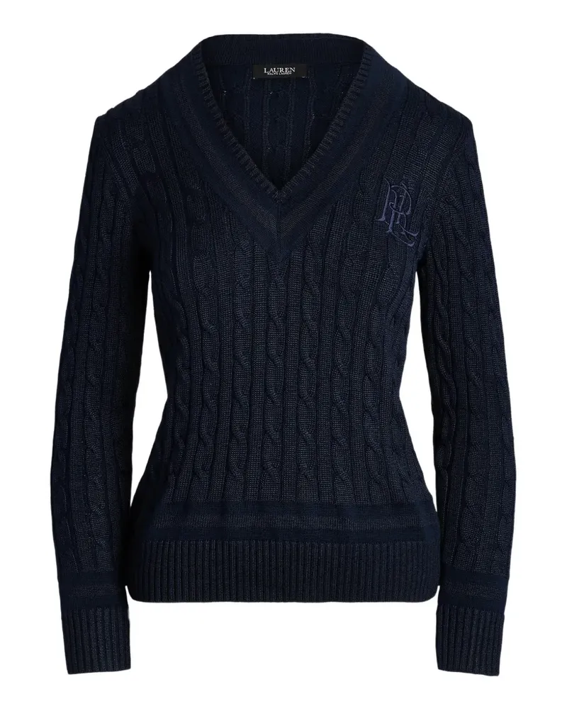 Ralph Lauren Pullover mit Zopfmuster - Blau Blau