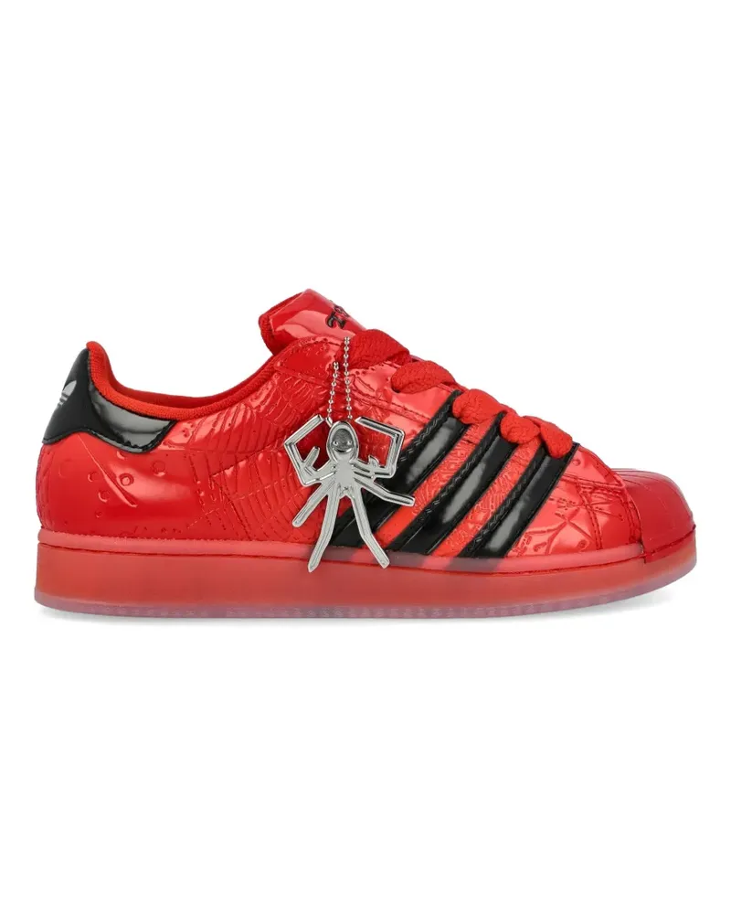 adidas x Sp5der Superstar lace-up sneakers - Rot Rot