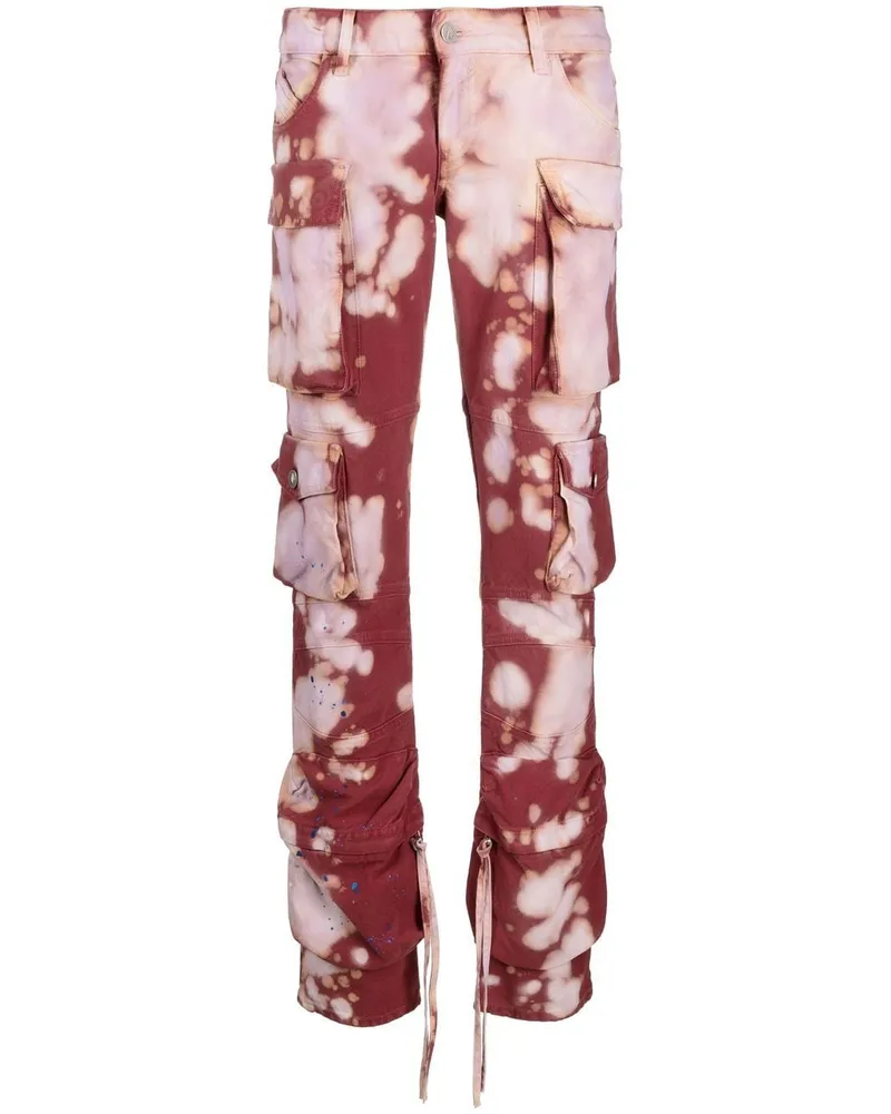 ATTICO Essie Cargohose mit Batikmuster - Rosa Rosa