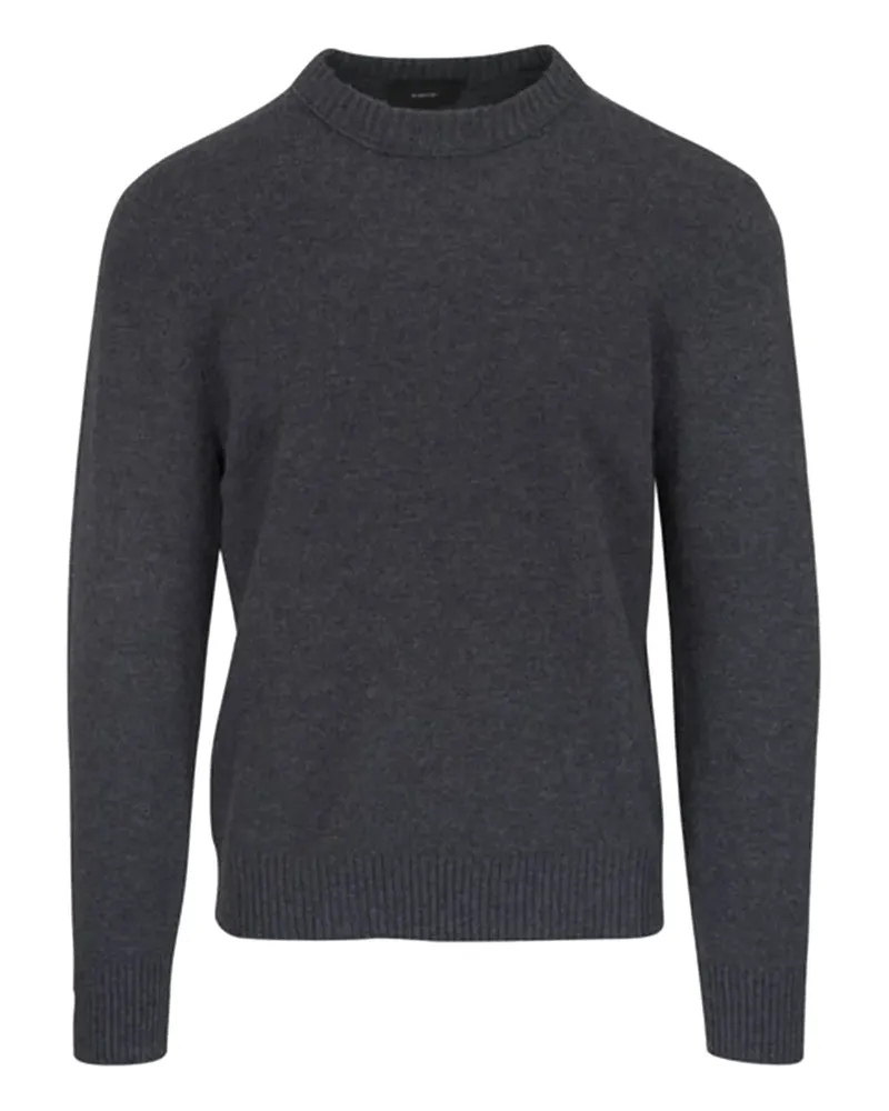 Vince Gerippter Pullover - Grau Grau
