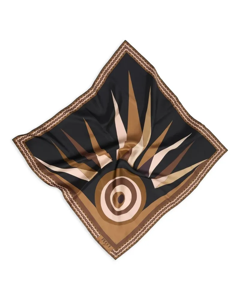 Emilio Pucci printed scarf - Schwarz Schwarz