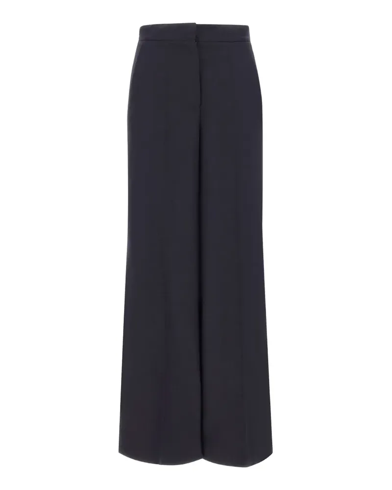 Gran Sasso pressed-crease palazzo pants - Schwarz Schwarz