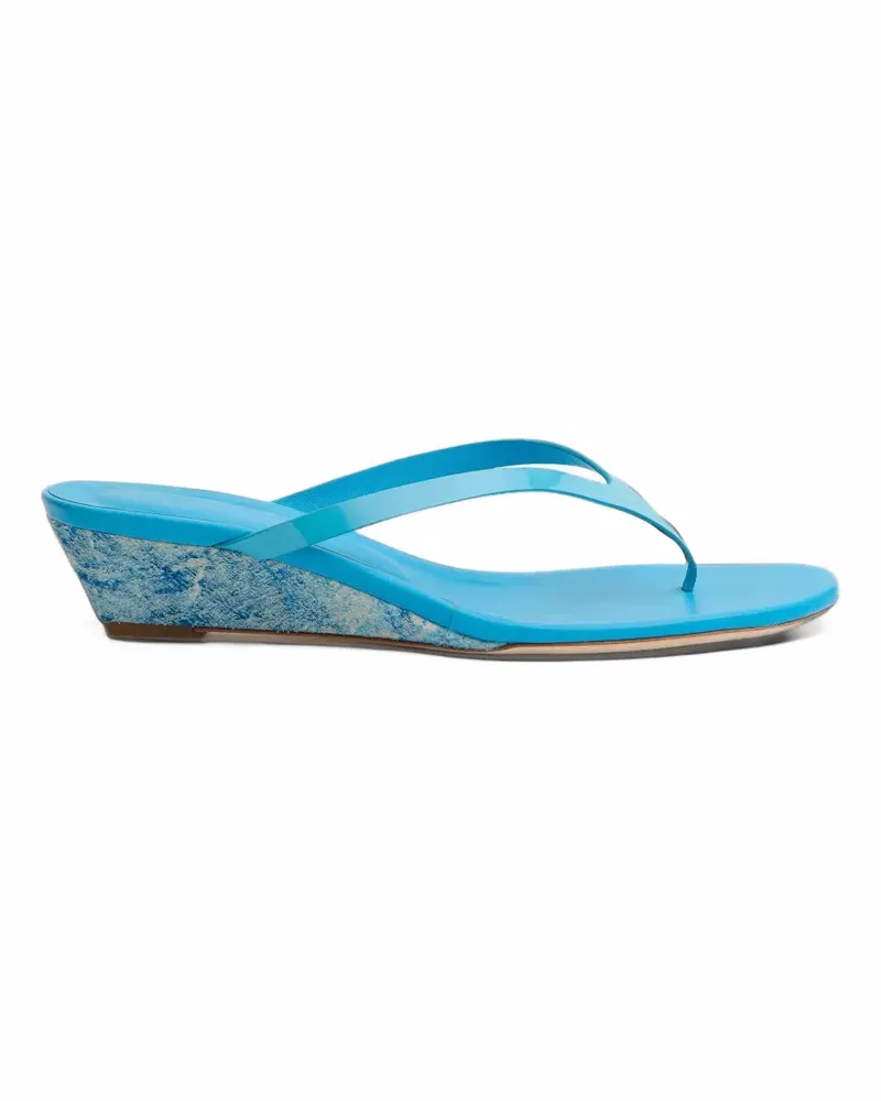 Christopher Esber Scala wedge sandals - Blau Blau