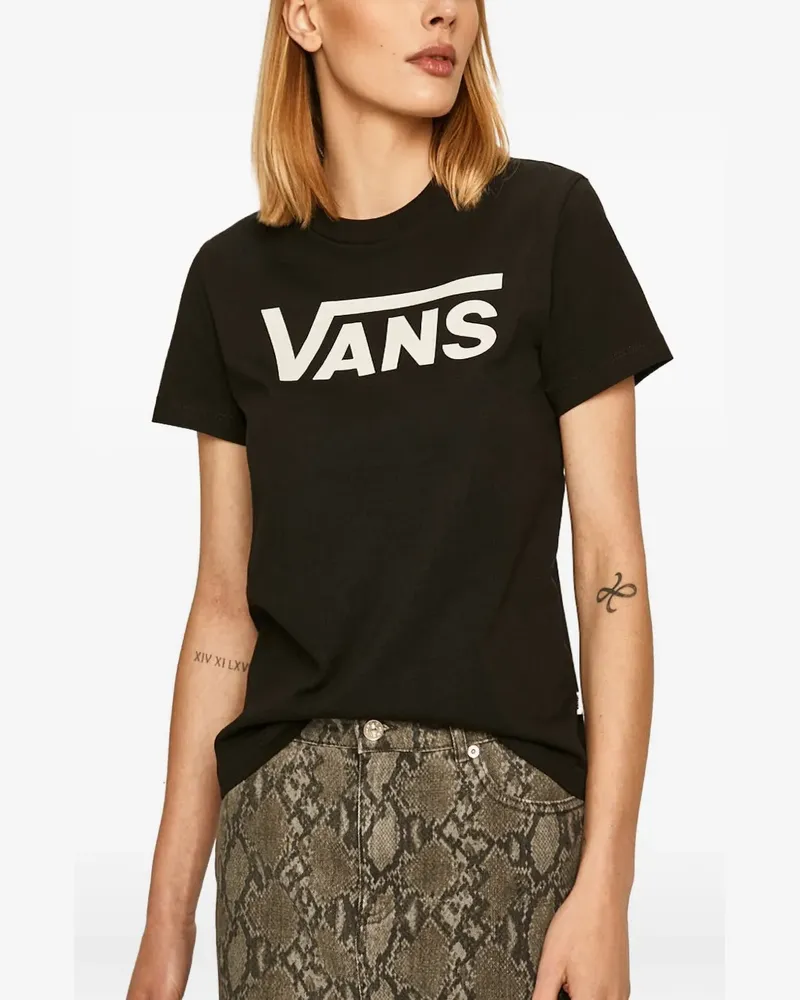 Vans T-Shirt mit Logo-Detail - Schwarz Schwarz