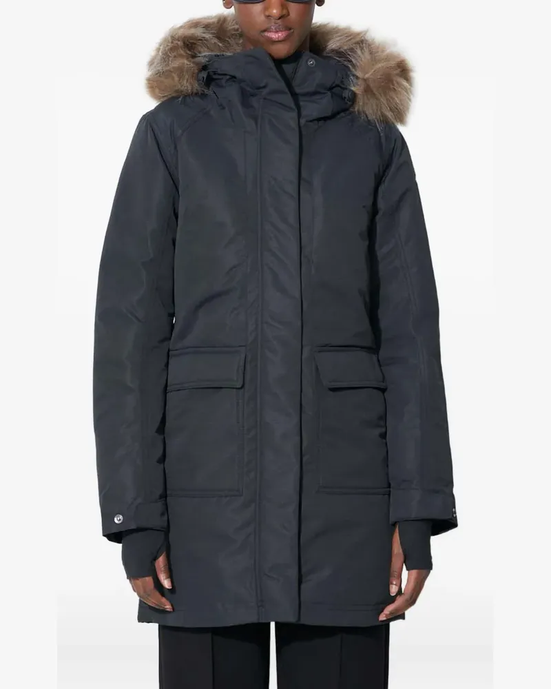 Columbia Sportswear Company Kapuzenparka mit Faux Fur - Schwarz Schwarz