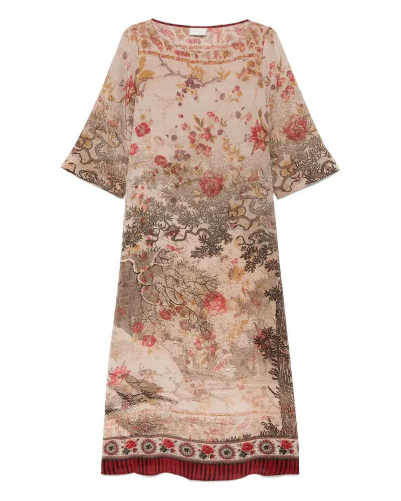 Pierre-Louis Mascia Trapezio Maxikleid - Rot Rot