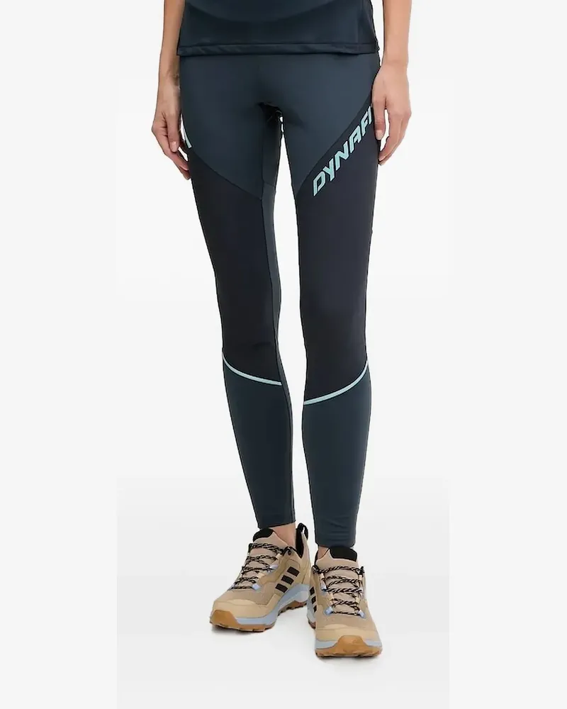 Dynafit Leggings mit Kontrasteinsätzen - Blau Blau