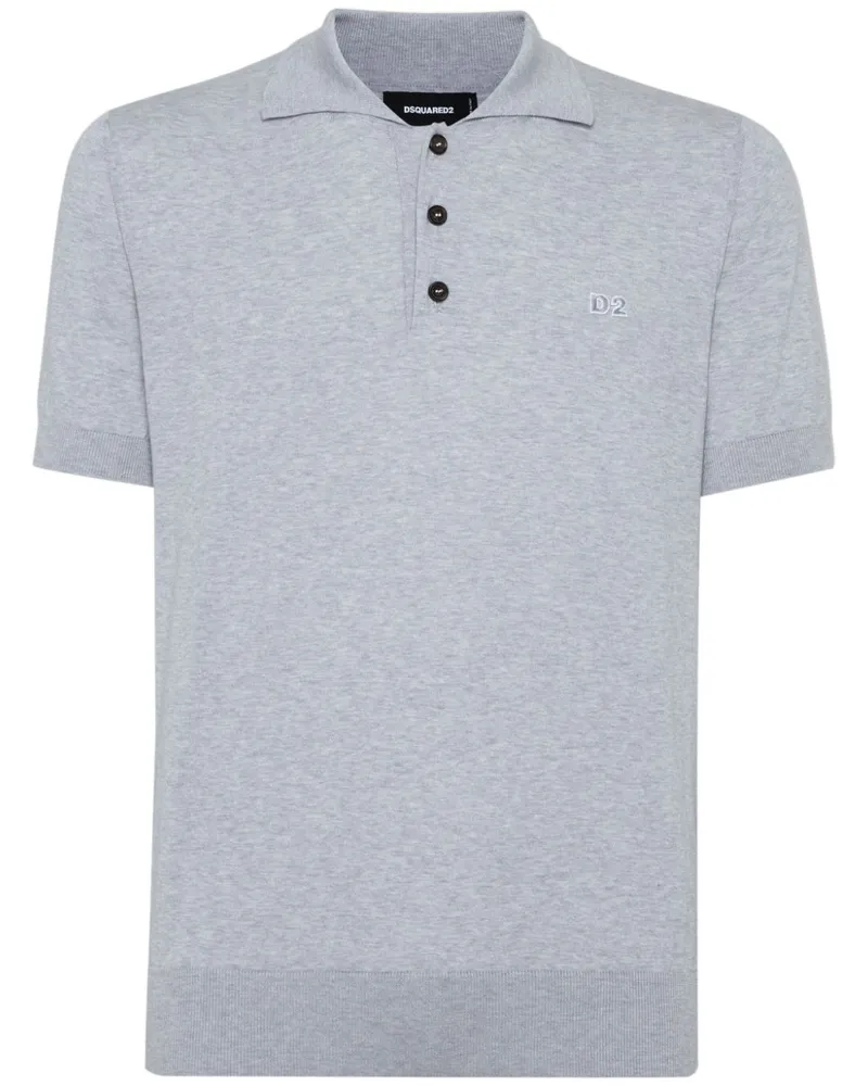 Dsquared2 D2 Poloshirt - Grau Grau