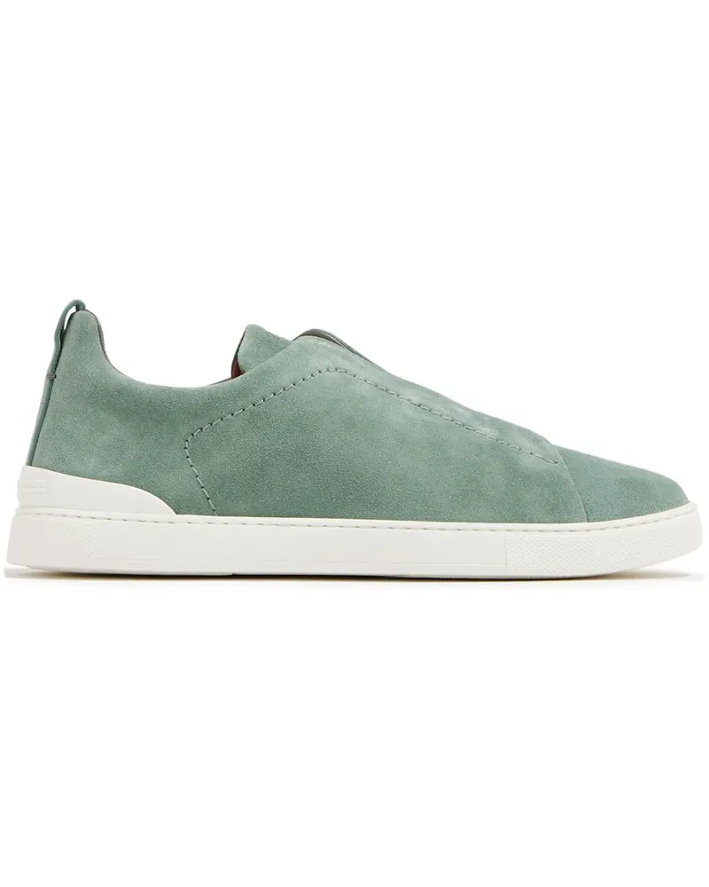 Ermenegildo Zegna Triple Stitch Sneakers aus Wildleder - Grün Grün