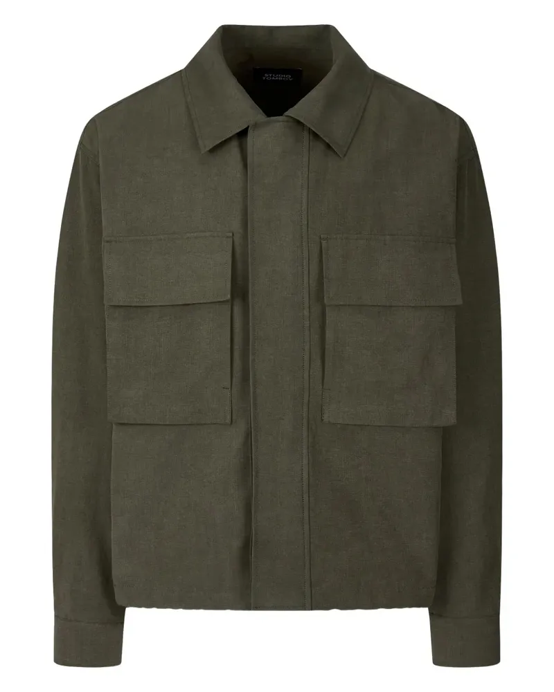 STUDIO TOMBOY Utility-Jacke mit Taschen - Grün Grün