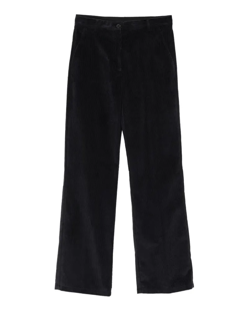 Semicouture Cordhose mit weitem Bein - Blau Blau