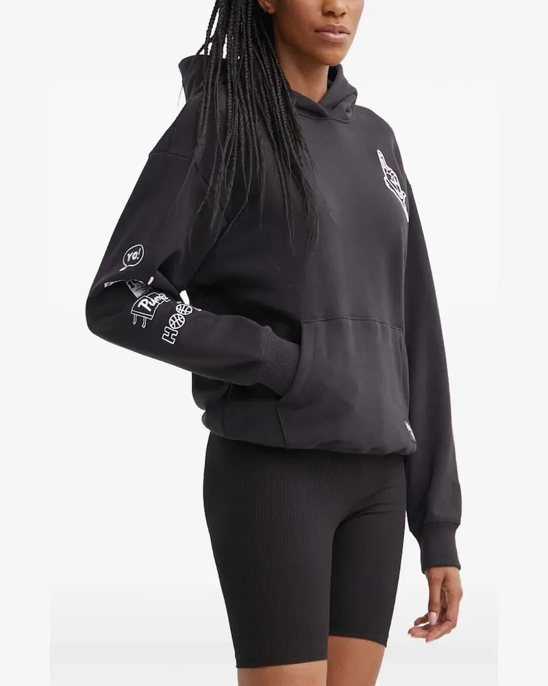 Puma graphic hoodie - Grau Grau