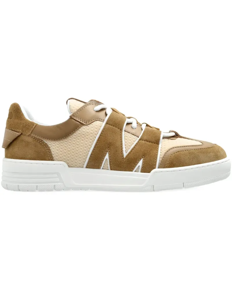 Moschino Sneakers mit Logo-Prägung - Nude Nude