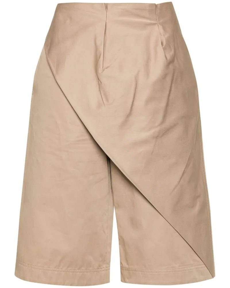 Loewe Shorts mit Falten - Nude Nude
