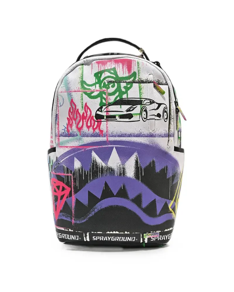 Sprayground Shark Attack Split Rucksack - Weiß Weiß