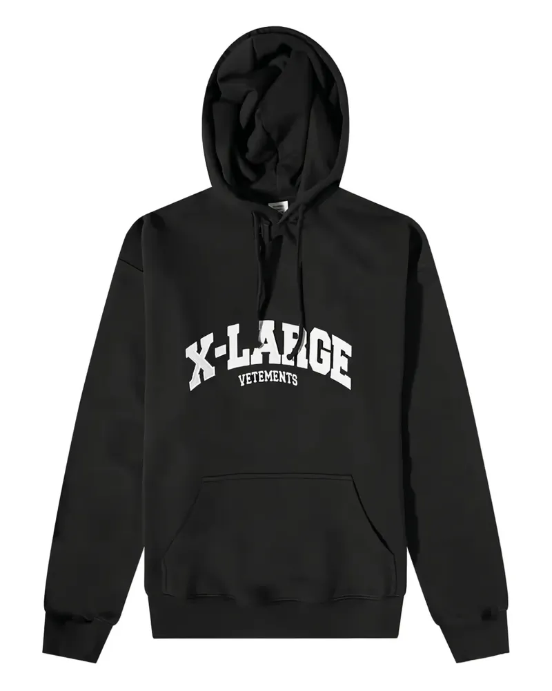 VETEMENTS X-Large hoodie - Schwarz Schwarz