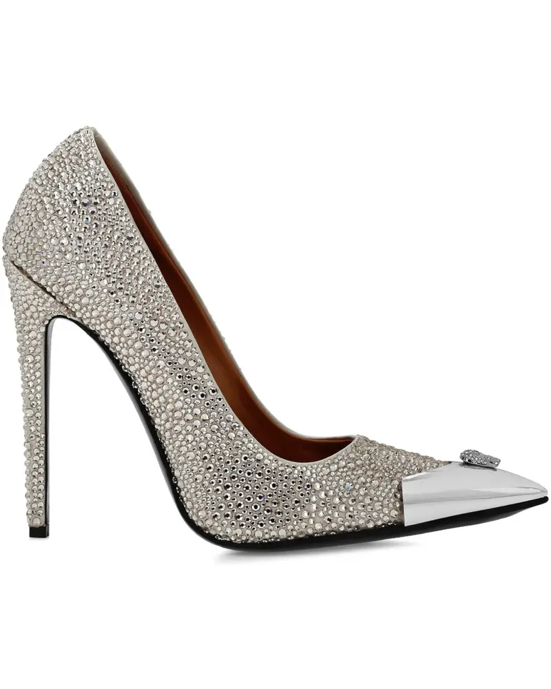 Philipp Plein Mix Strass Pumps - Nude Nude