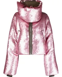 Rick Owens Steppjacke mit Pailletten Rosa