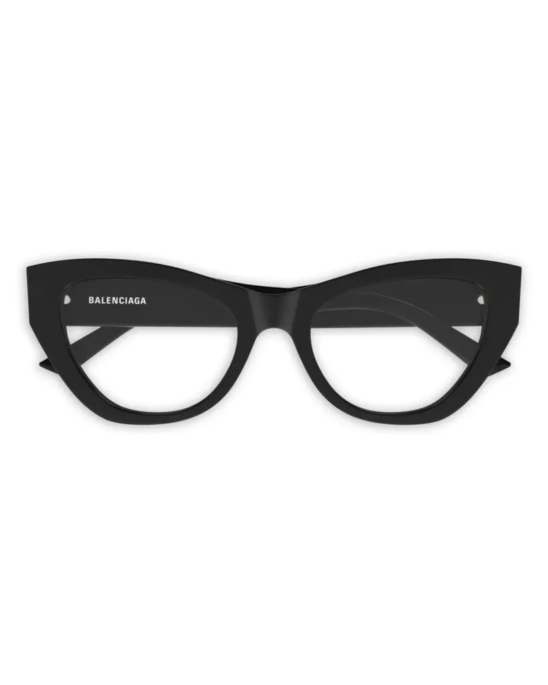 Balenciaga Cat-Eye-Brille - Schwarz Schwarz