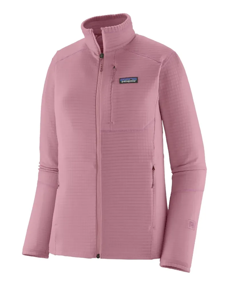 Patagonia R1® logo-patch jacket - Rosa Rosa