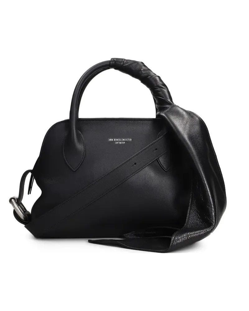 Ann Demeulemeester small knot-detail shoulder bag - Schwarz Schwarz