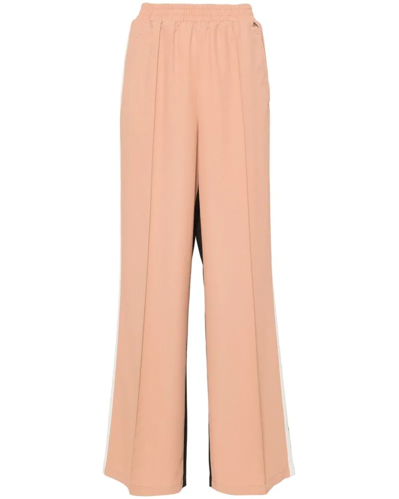 Twin-Set Hose in Colour-Block-Optik - Nude Nude