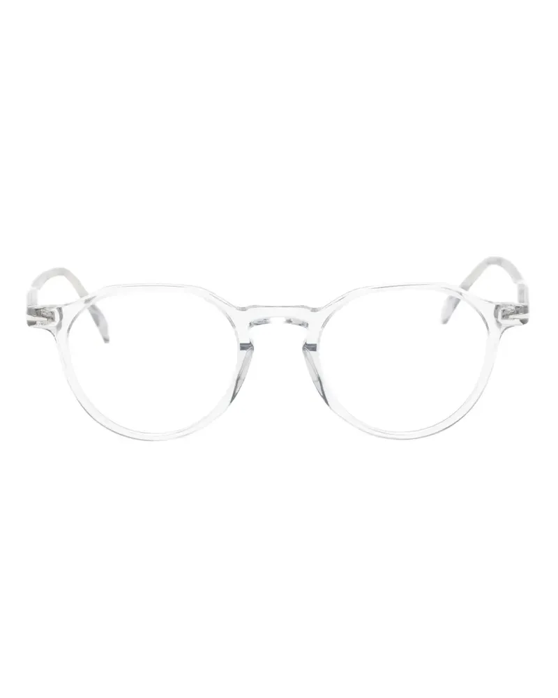 EYEWEAR by DAVID BECKHAM geometric-frame glasses - Nude Nude