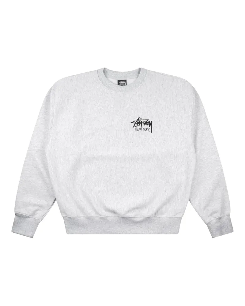 Stüssy New York Sweatshirt mit Logo - Weiß Weiß