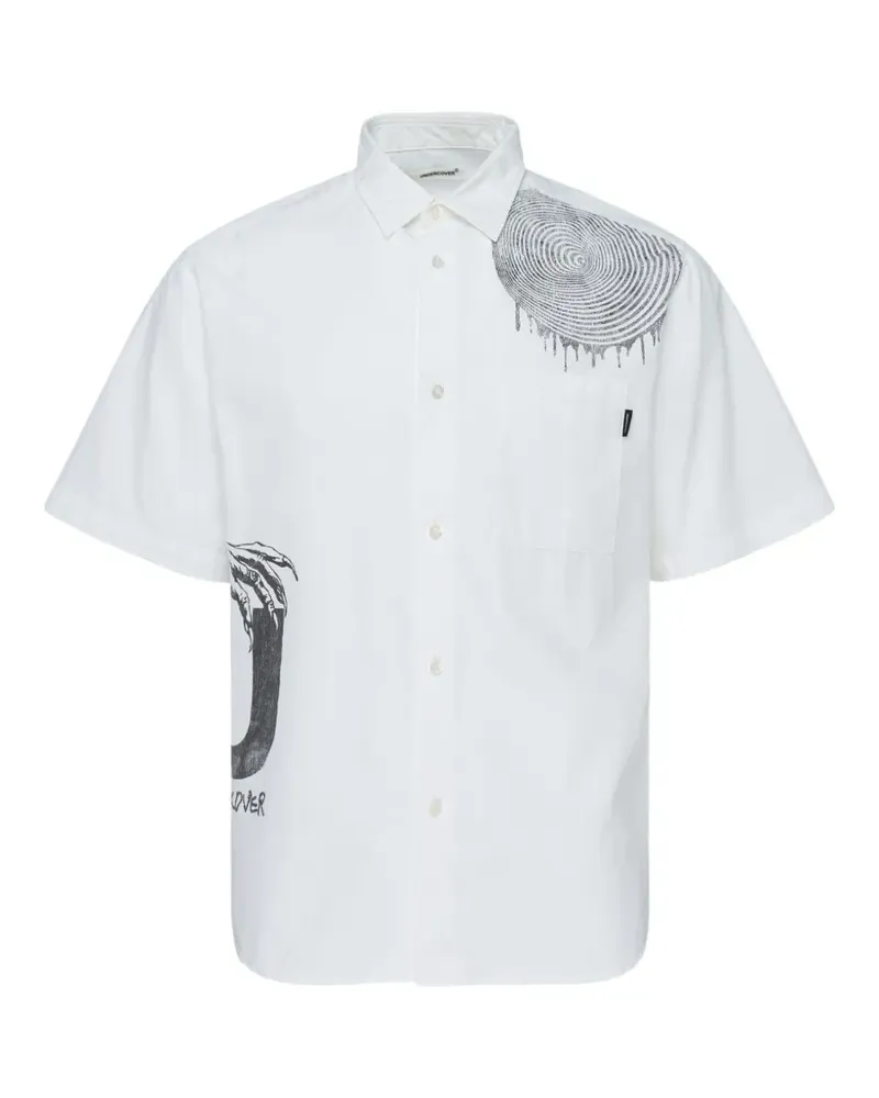 Undercover graphic-print short-sleeve shirt - Weiß Weiß