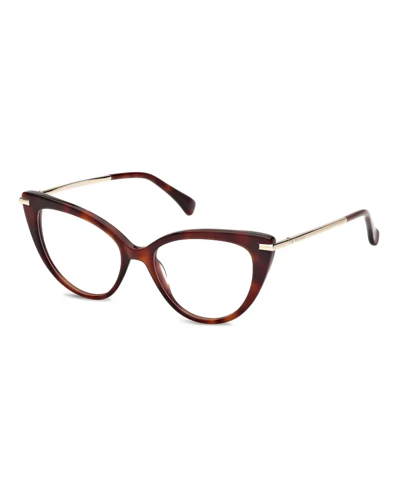 Max Mara Sonnenbrille mit Cat-Eye-Gestell - Braun Braun