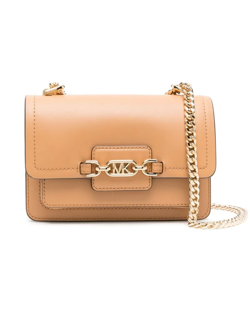 Michael Kors Schultertasche mit Logo-Schild - Braun Braun