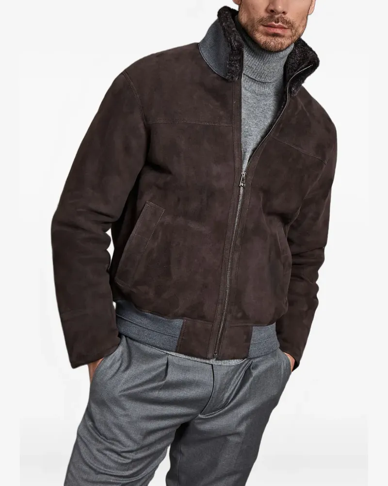 Manzoni 24 Jacke mit Reißverschluss - Braun Braun