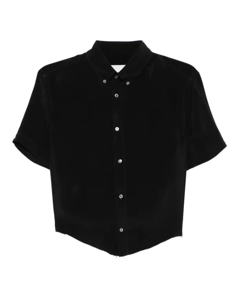 Maison Margiela frayed shirt - Schwarz Schwarz