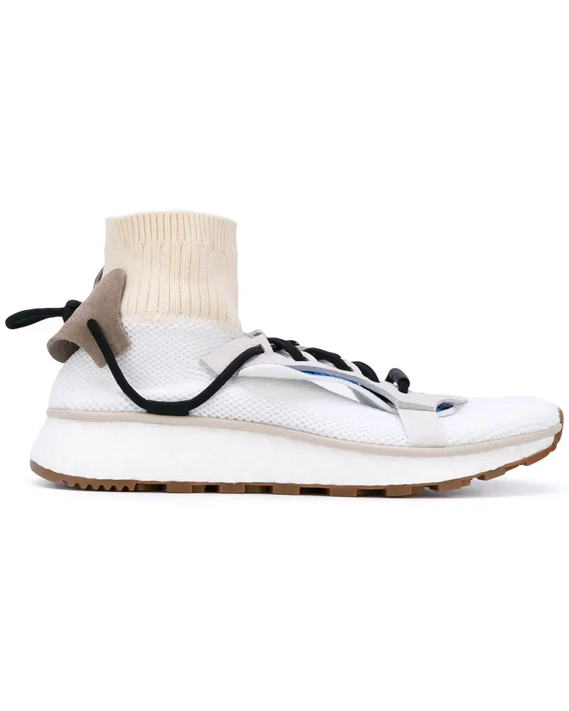 adidas Sneakers mit Socke - Weiß Weiß