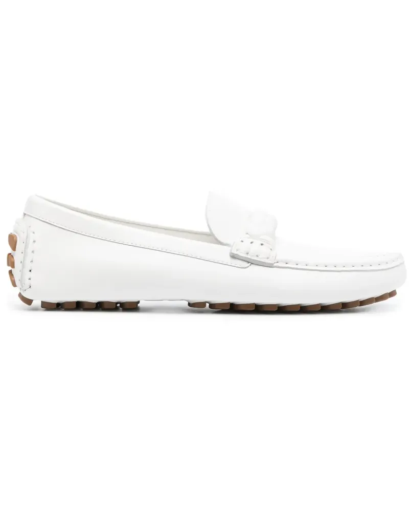 Gianvito Rossi Monza Loafer - Weiß Weiß