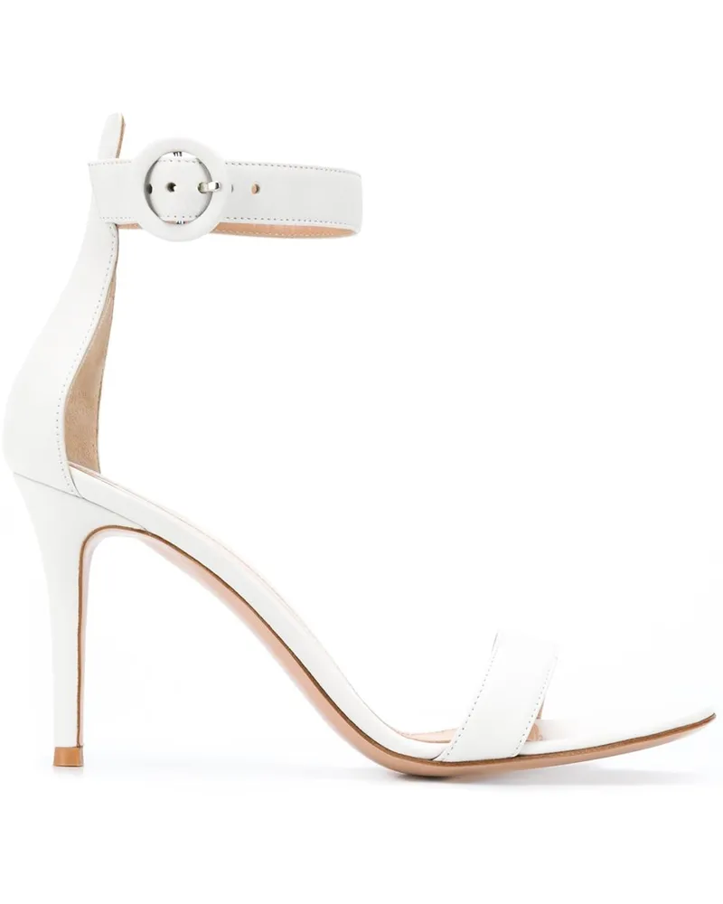 Gianvito Rossi Sandalen mit hohem Absatz - Weiß Weiß