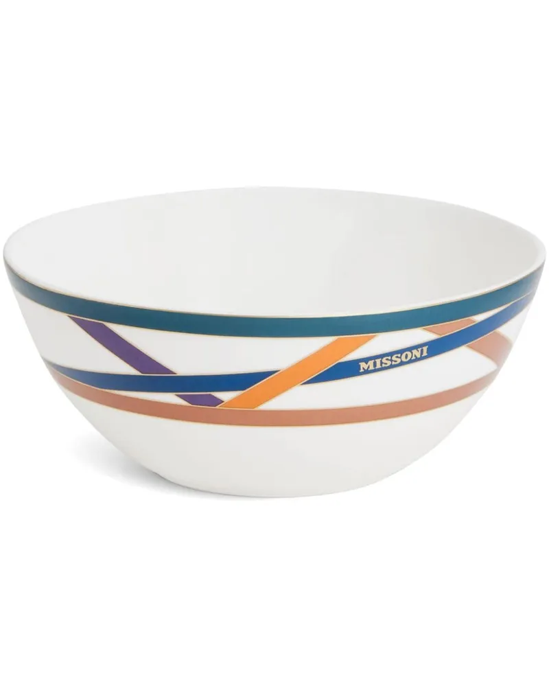 Missoni Home Nastri Suppenschale - Weiß Weiß