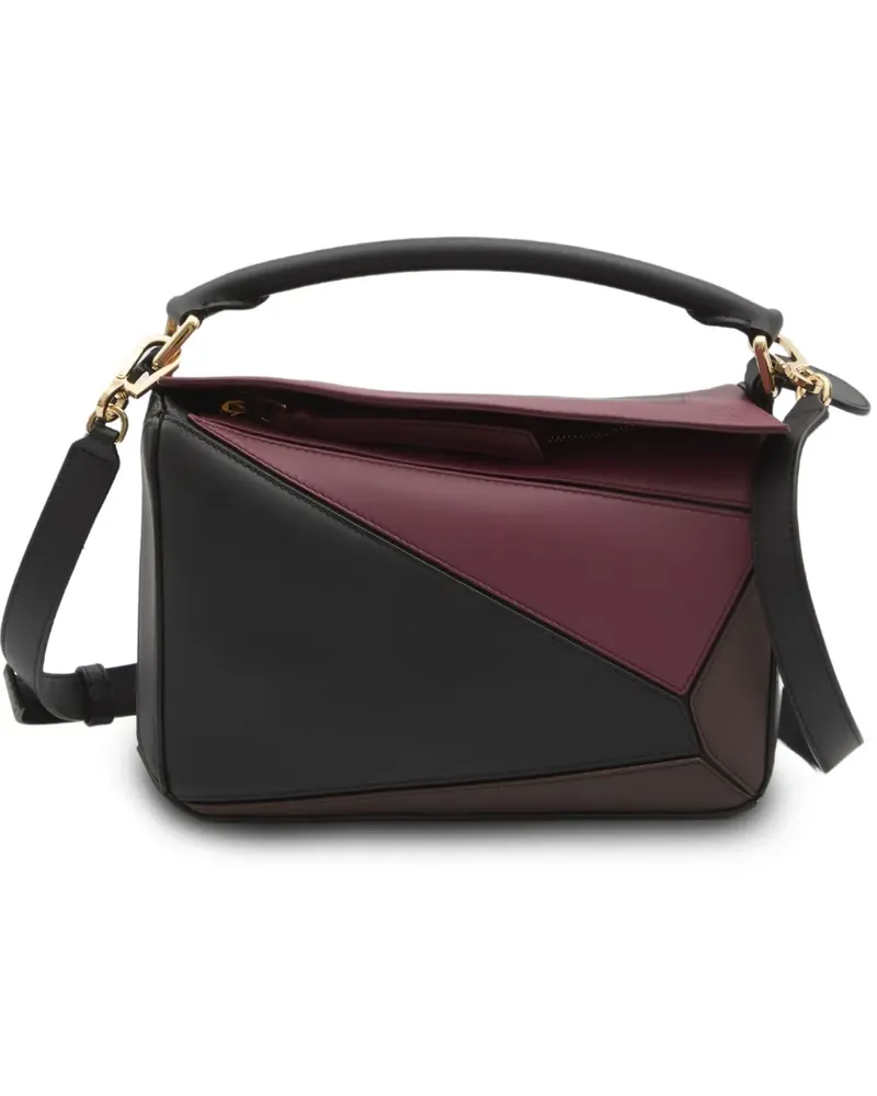 Loewe x Albers kleiner Puzzle Tote Bag - Schwarz Schwarz