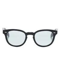 Oliver Peoples N. 01 Sonnenbrille mit Panto-Gestell Schwarz