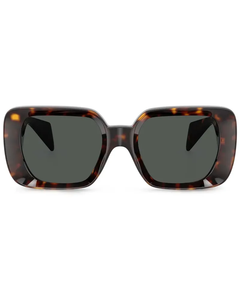Versace Sonnenbrille in Schildpattoptik - Braun Braun