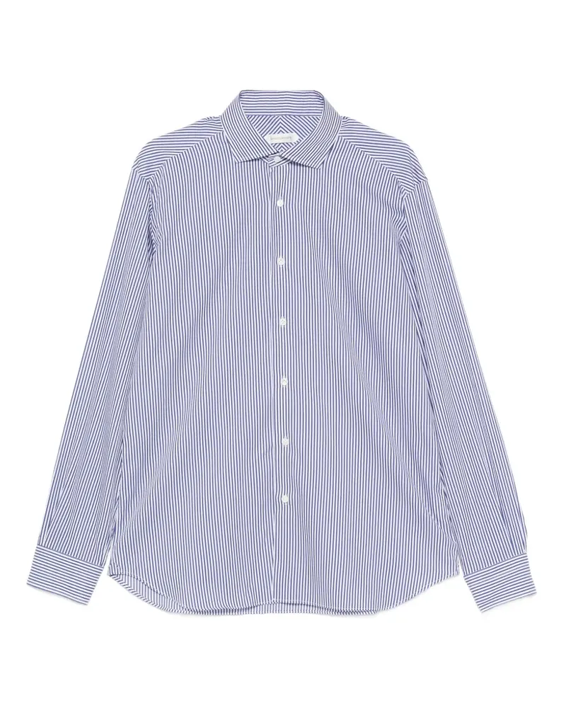 GUGLIELMINOTTI striped cotton shirt - Blau Blau