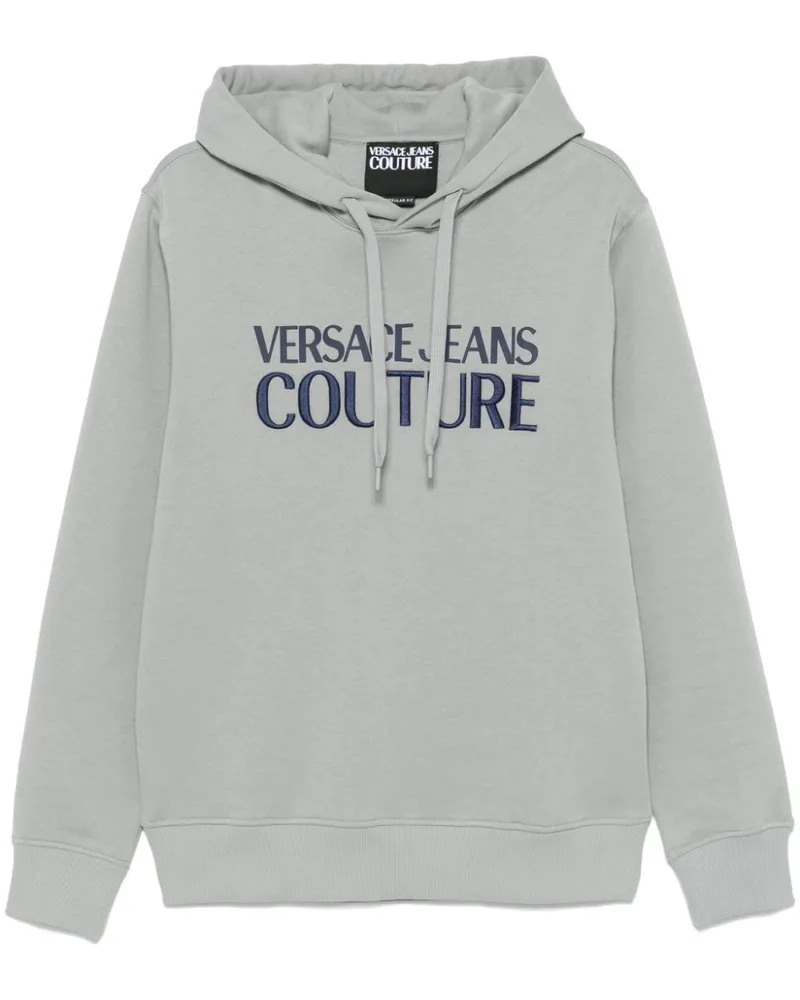 Versace Jeans Hoodie mit Logo - Grau Grau