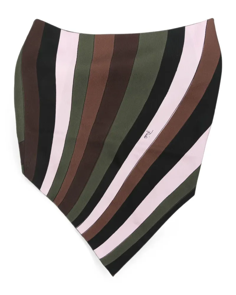Emilio Pucci Bandana mit Print - Grün Grün