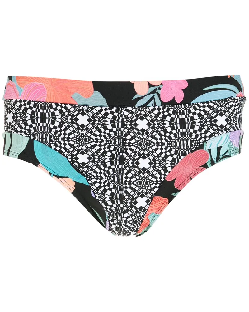 Amir Slama Badehose mit Hibiskus-Print - Mehrfarbig Mehrfarbig