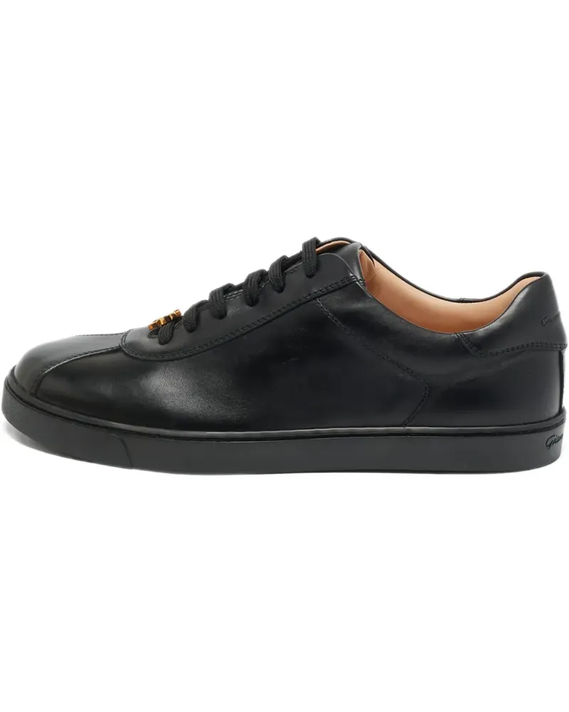 Gianvito Rossi Sneakers aus Leder - Schwarz Schwarz